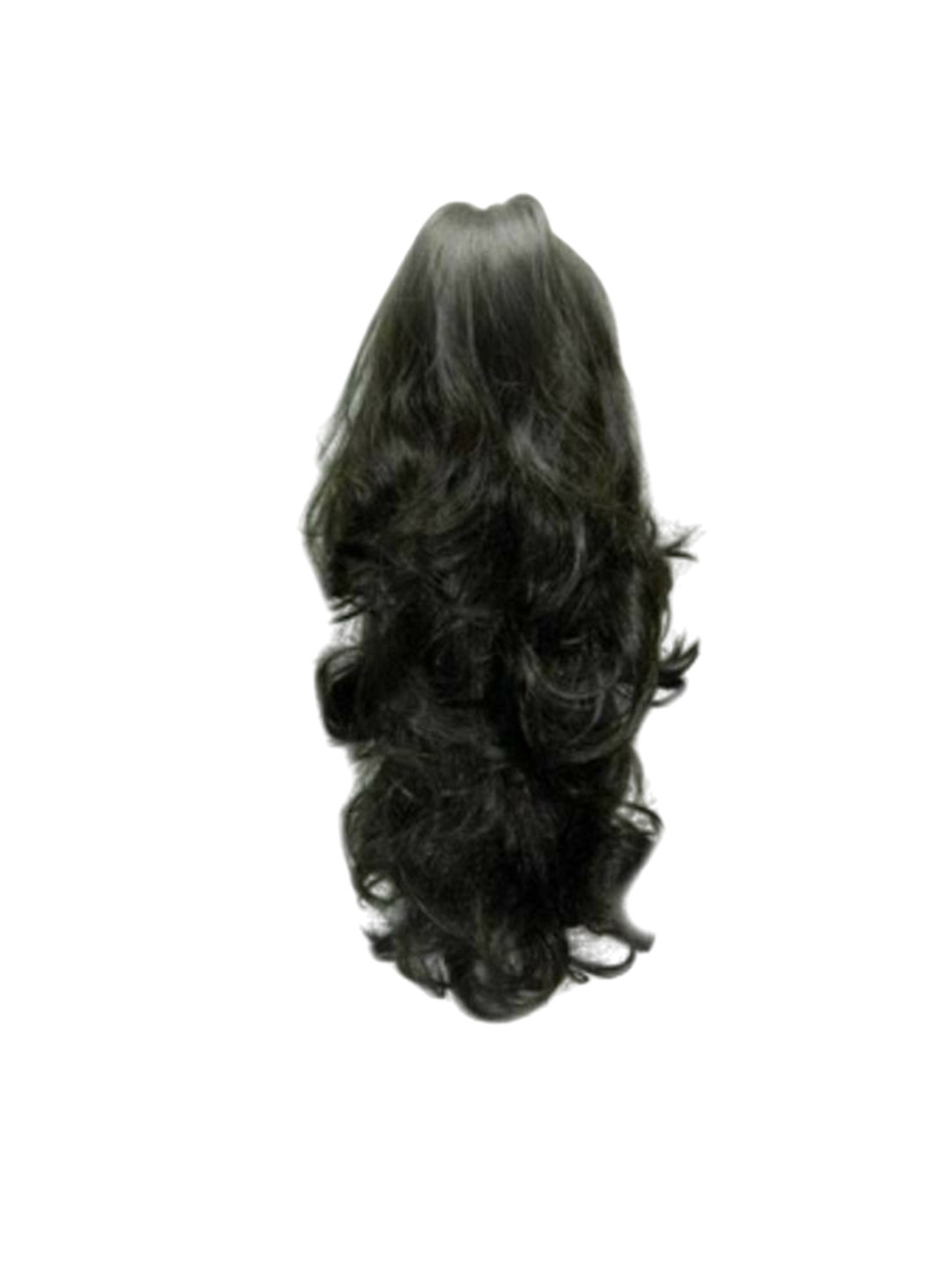 CRIBE Clip-In Wavy Ponytail Hair Extension - Brown- 22 Inch