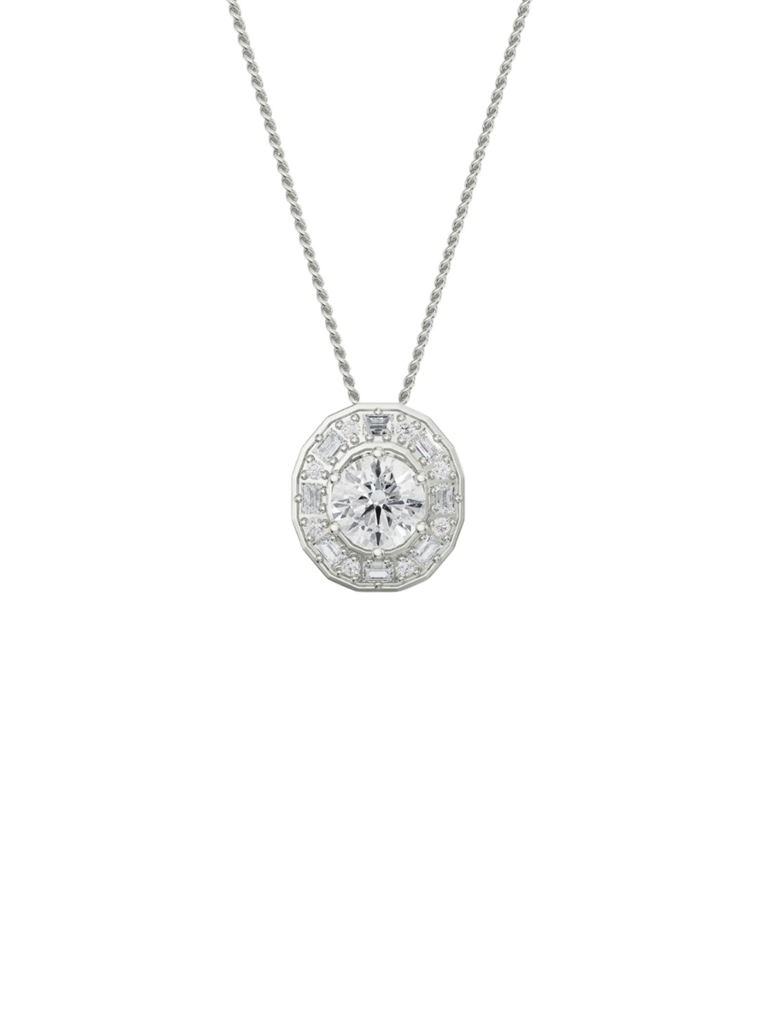 Emori Radiant Cascade 18KT Gold Lab Diamond Pendant