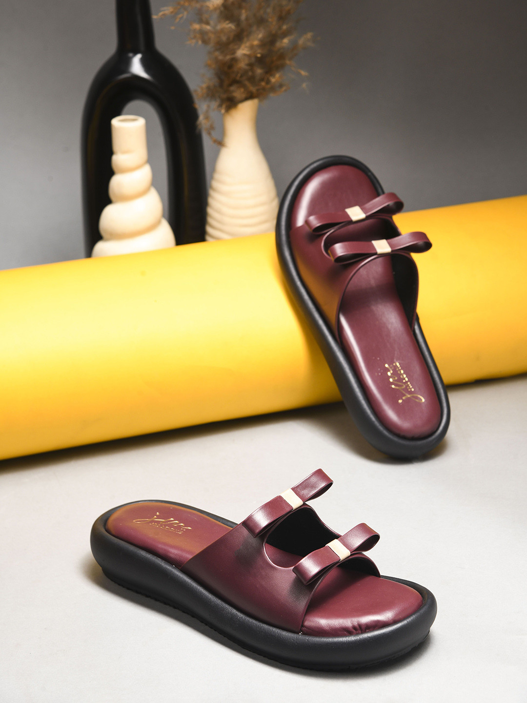 JM Looks Women Fashion Flat Embellished Open Toe Flat Sandal with Comfortable Sole