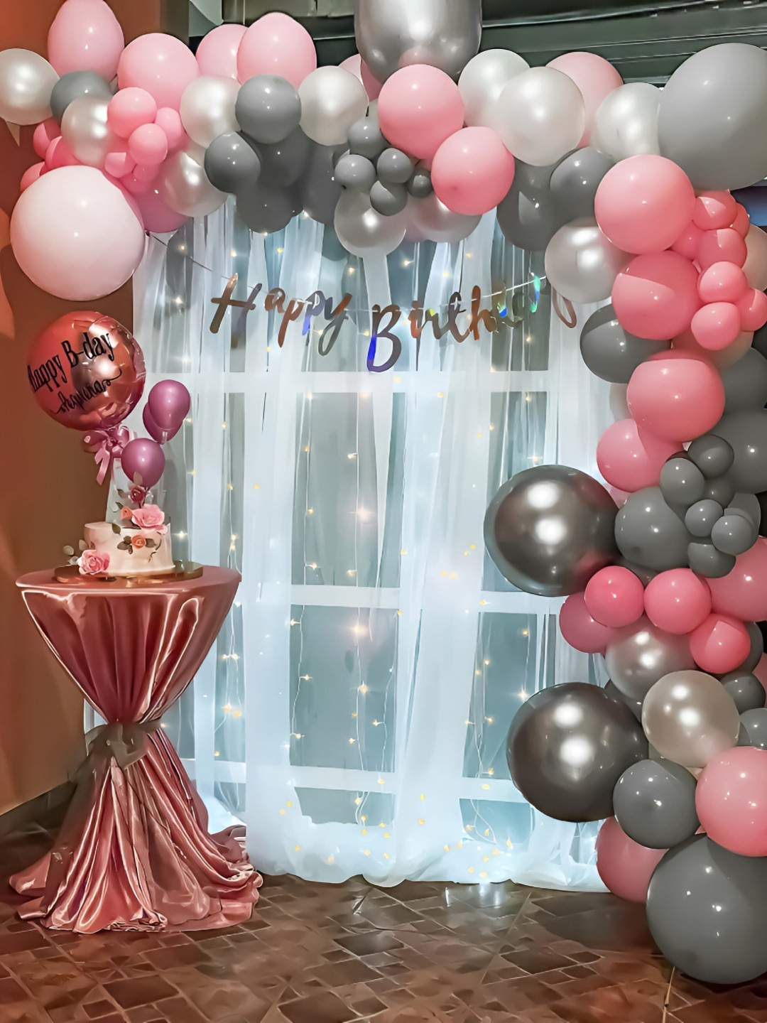 Special You Set Of 64 White & Black Festive Decors