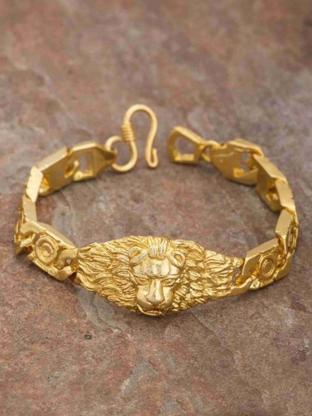 SANAA CREATIONS Unisex Gold-Plated Armlet Bracelet