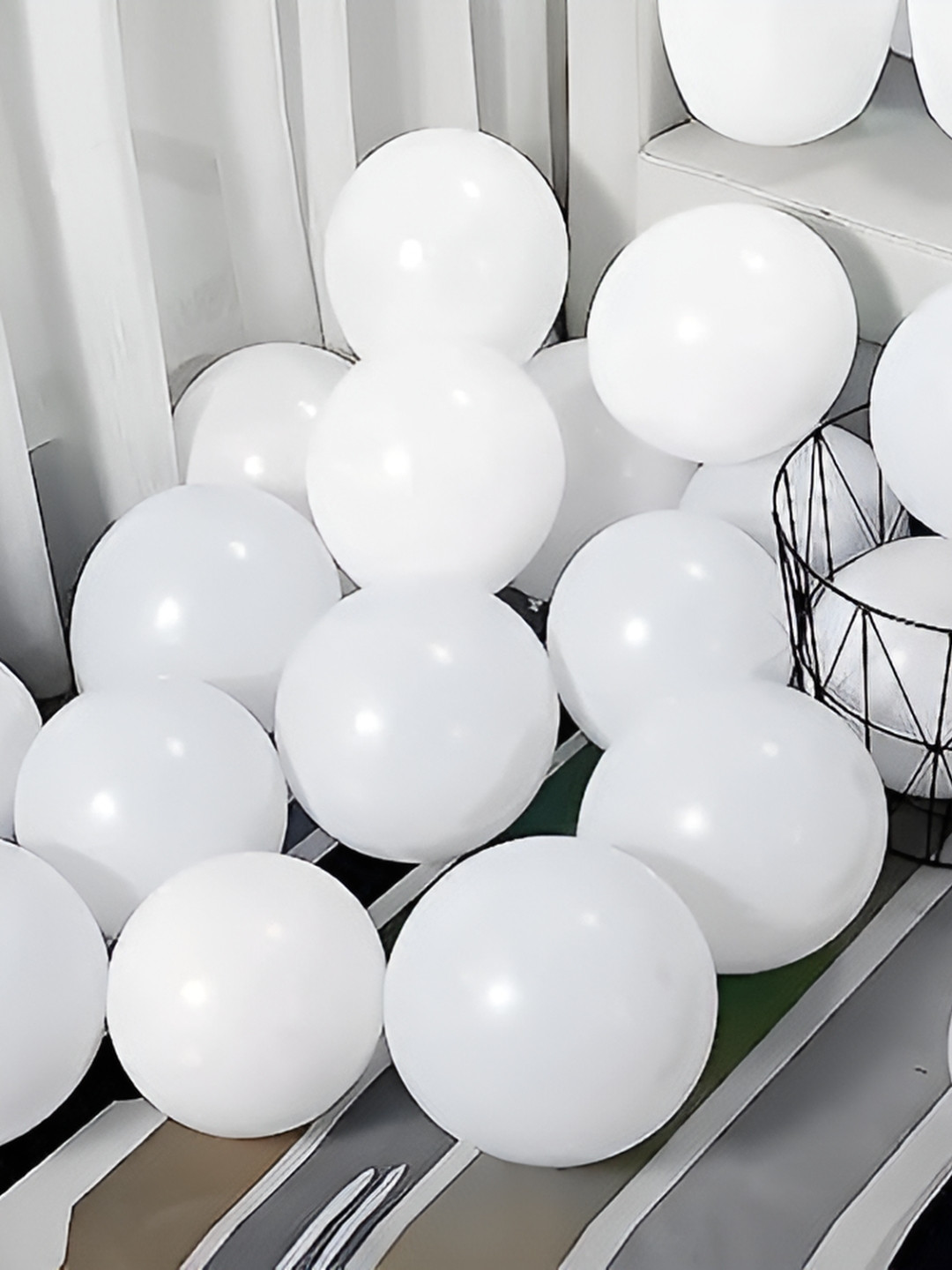 Special You 200- Pcs White Balloon Set Decor