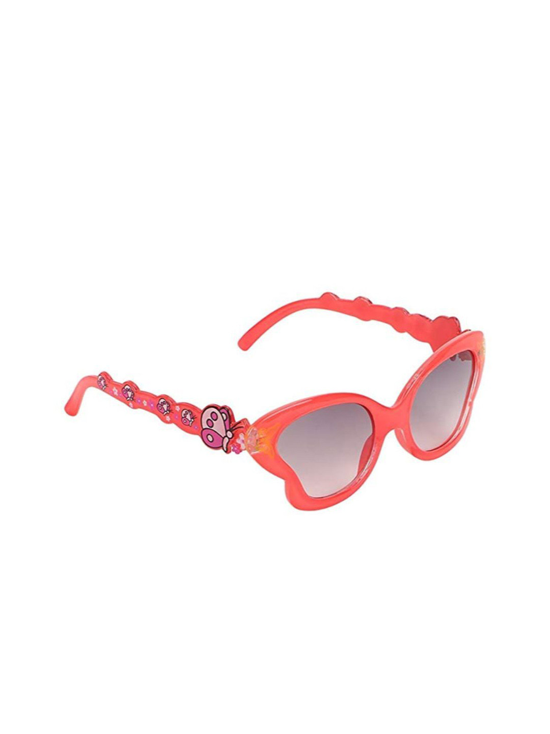 SHOP FRENZY Kids Oversized Sunglasses with UV Protected Lens Orange Butterfly sunglass