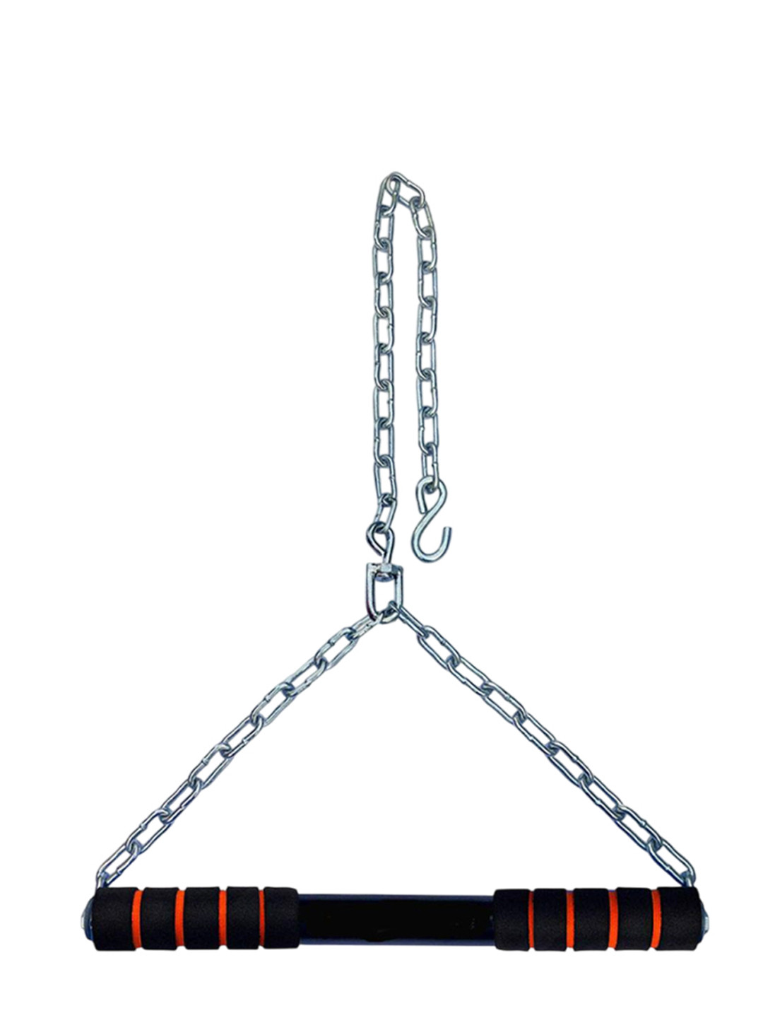 HackerX Anti Slip Cut Grip Hanging Pull Up Bar 5FT Chain