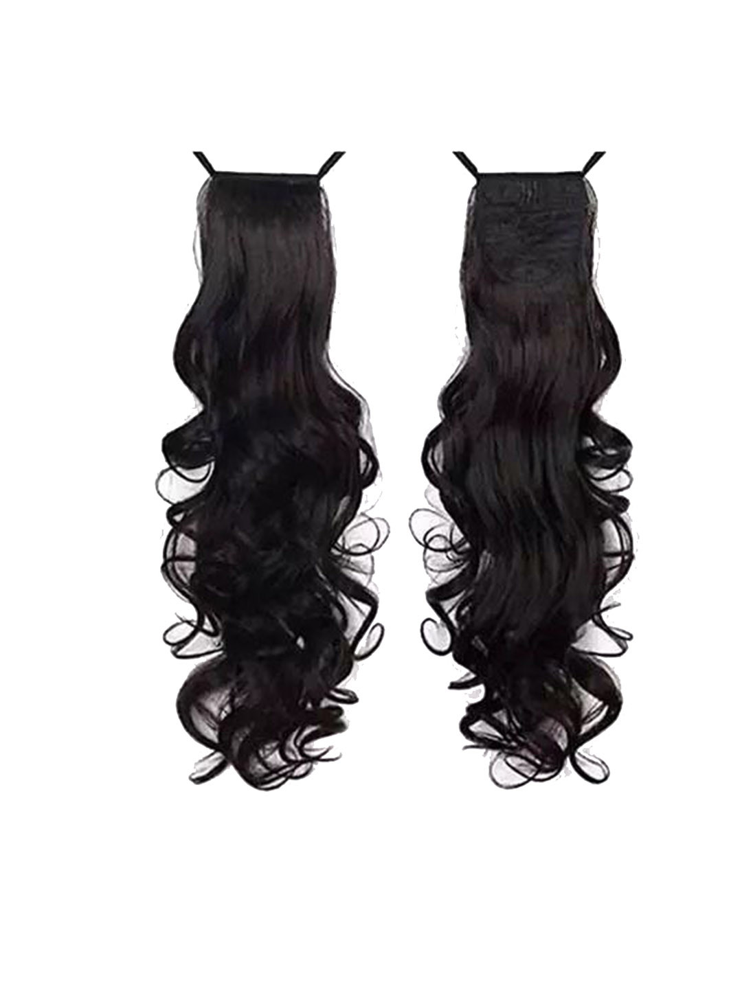 CRIBE Halo Ribbon Ponytail Wavy Hair Extension - 22 Inch - Brown