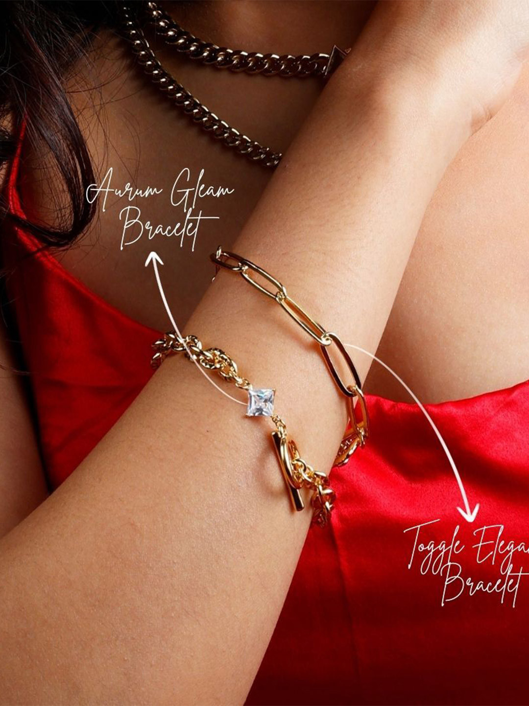 ISHI New York 18K Gold-Plated Aurum Gleam Bracelet