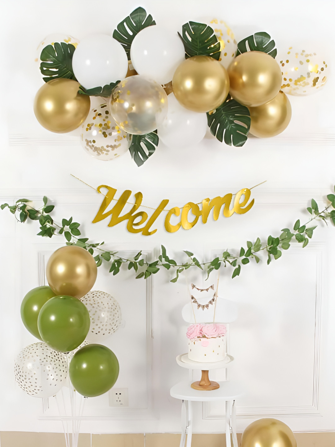 Special You 30-Pcs Green Theme Birthday DecorationKit