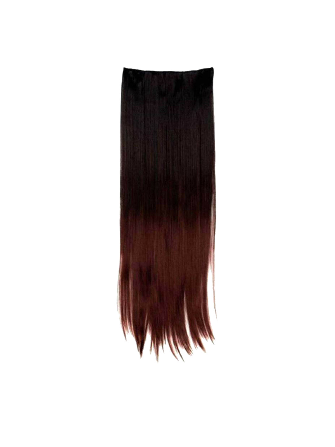 CRIBE Clip In Straight Locks Hair Extension - Black - 22 Inch