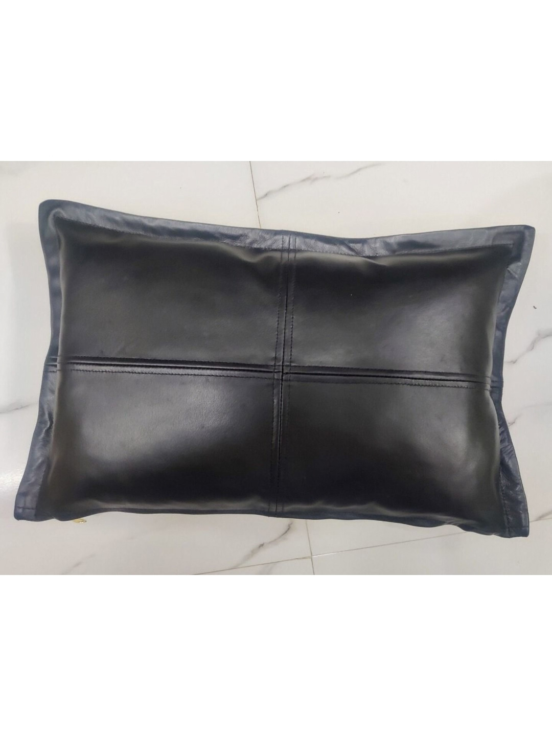 NOORA Black Rectangle Cushion Cover