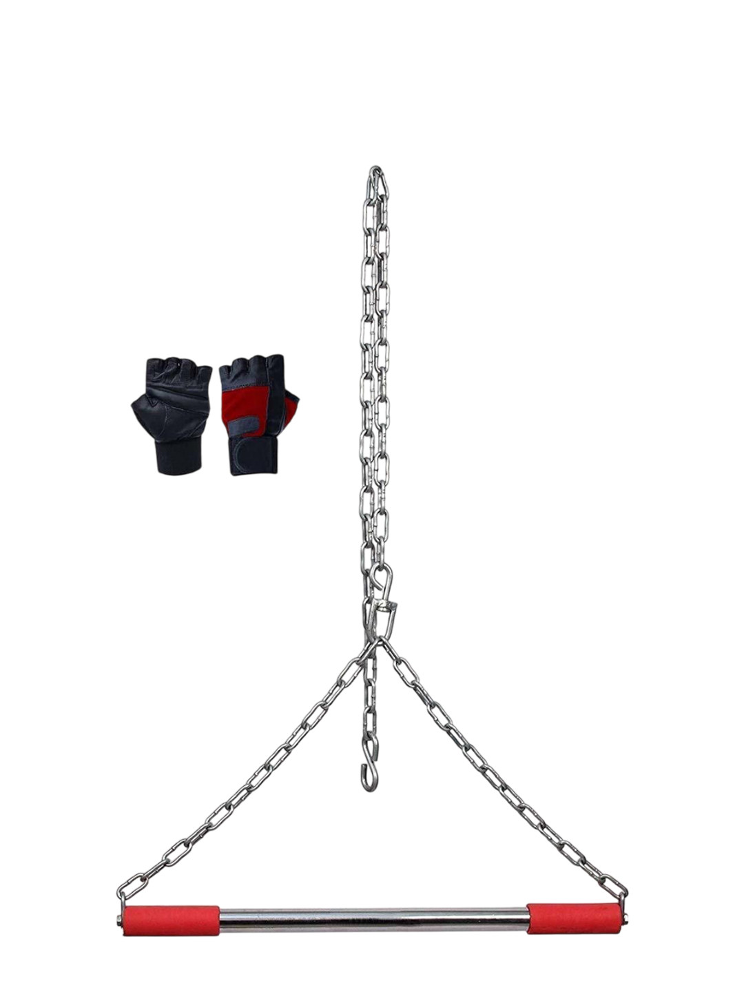 HackerX Gym Bar & Hand Gloves Workout Accessories