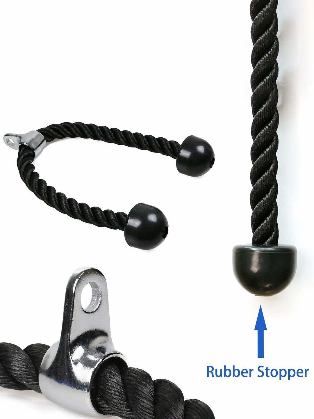 HackerX Heavy Duty Tricep Rope Pull Down