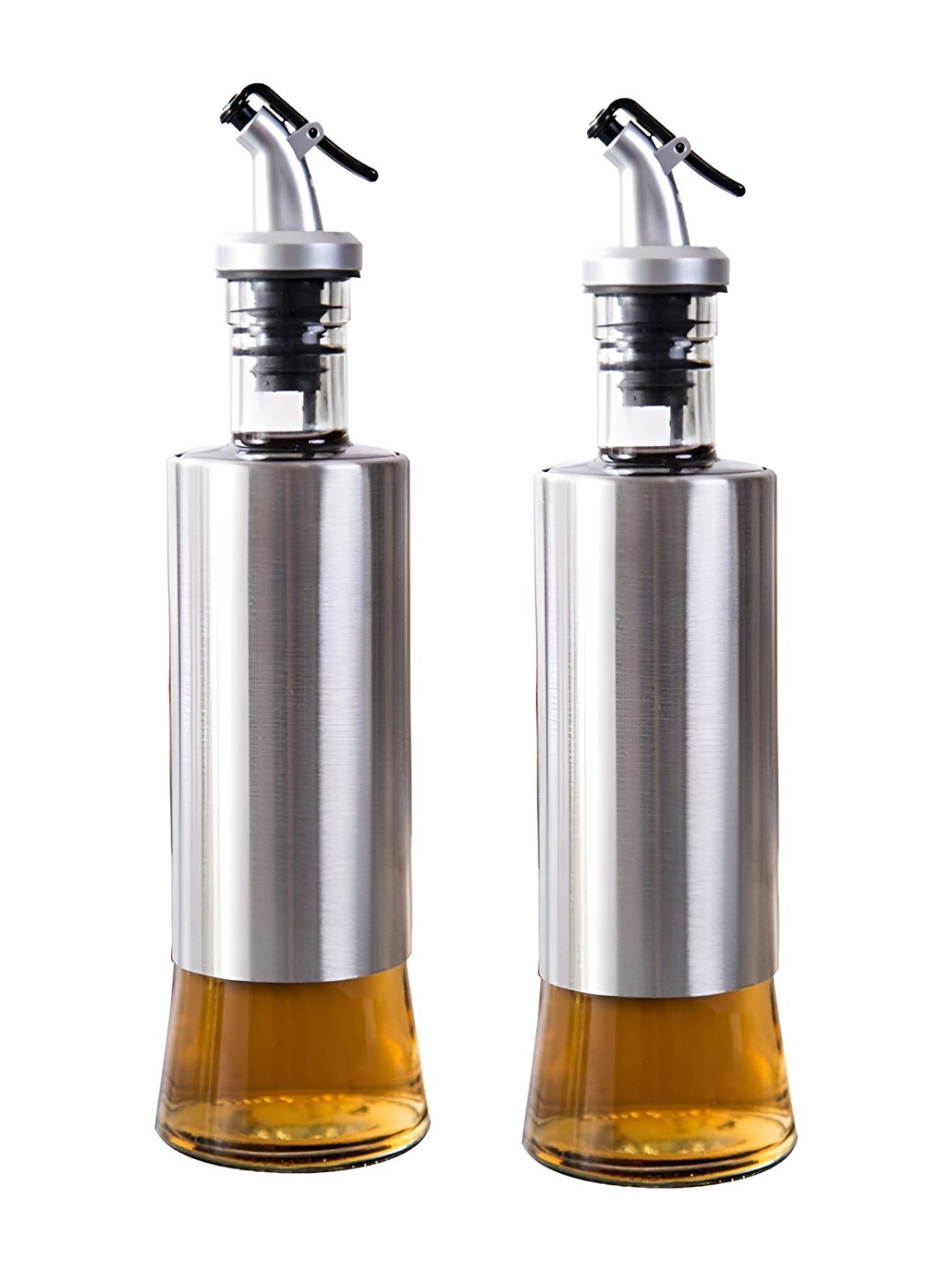 Baskety Transparent Glass Dishwasher and Microwave Safe Oil Dispenser 500ml