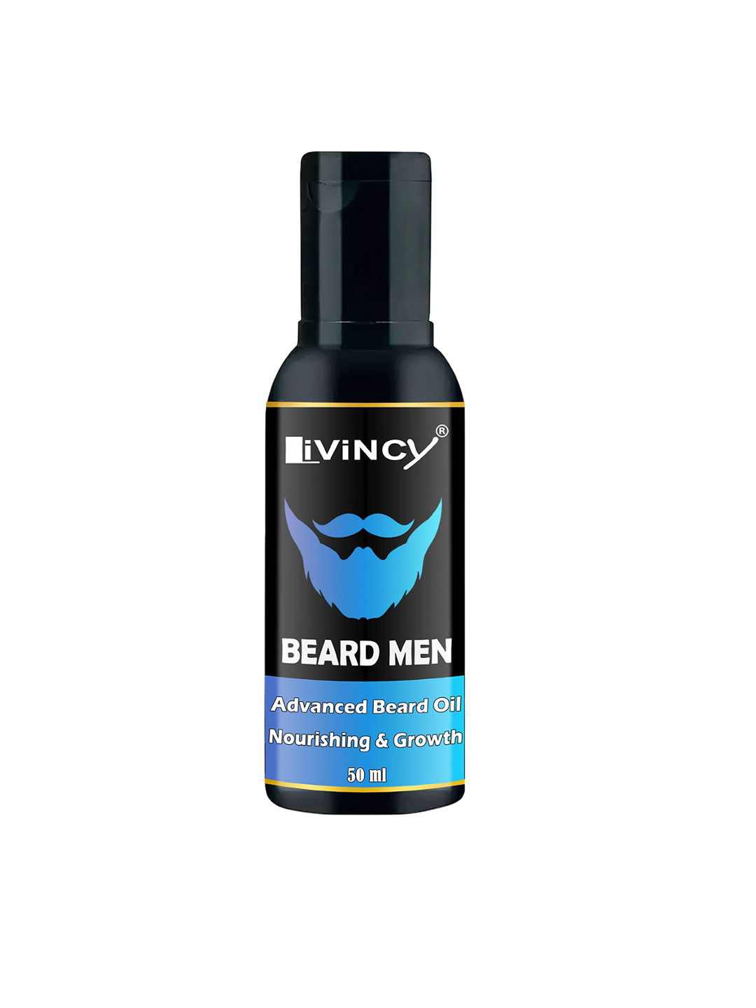 LIVINCY Vitamin E Natural Mooch And Beard Growth Advanced Hair Oil 50 ml