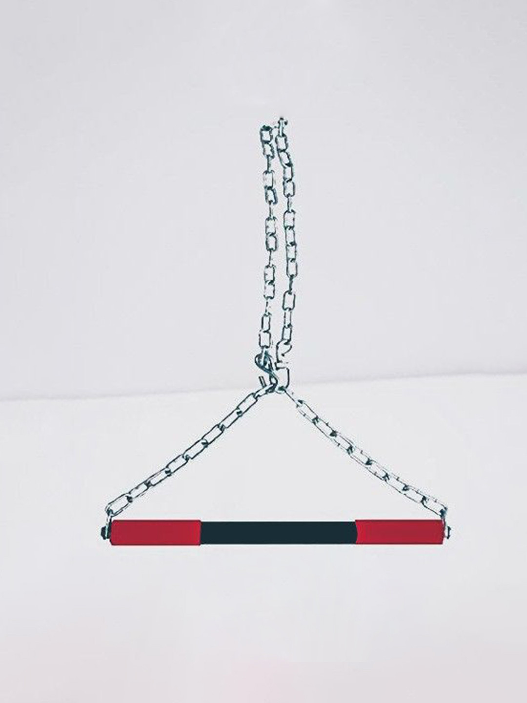 HackerX Height Increase Chin Up Bar Hanging Rod With Chain Workout Accessories