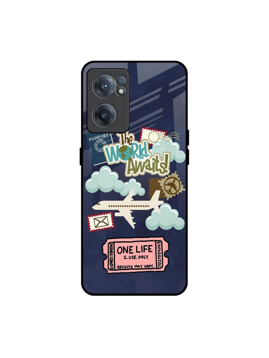 QRIOH Tour The World Printed OnePlus Nord CE 2 Back Case