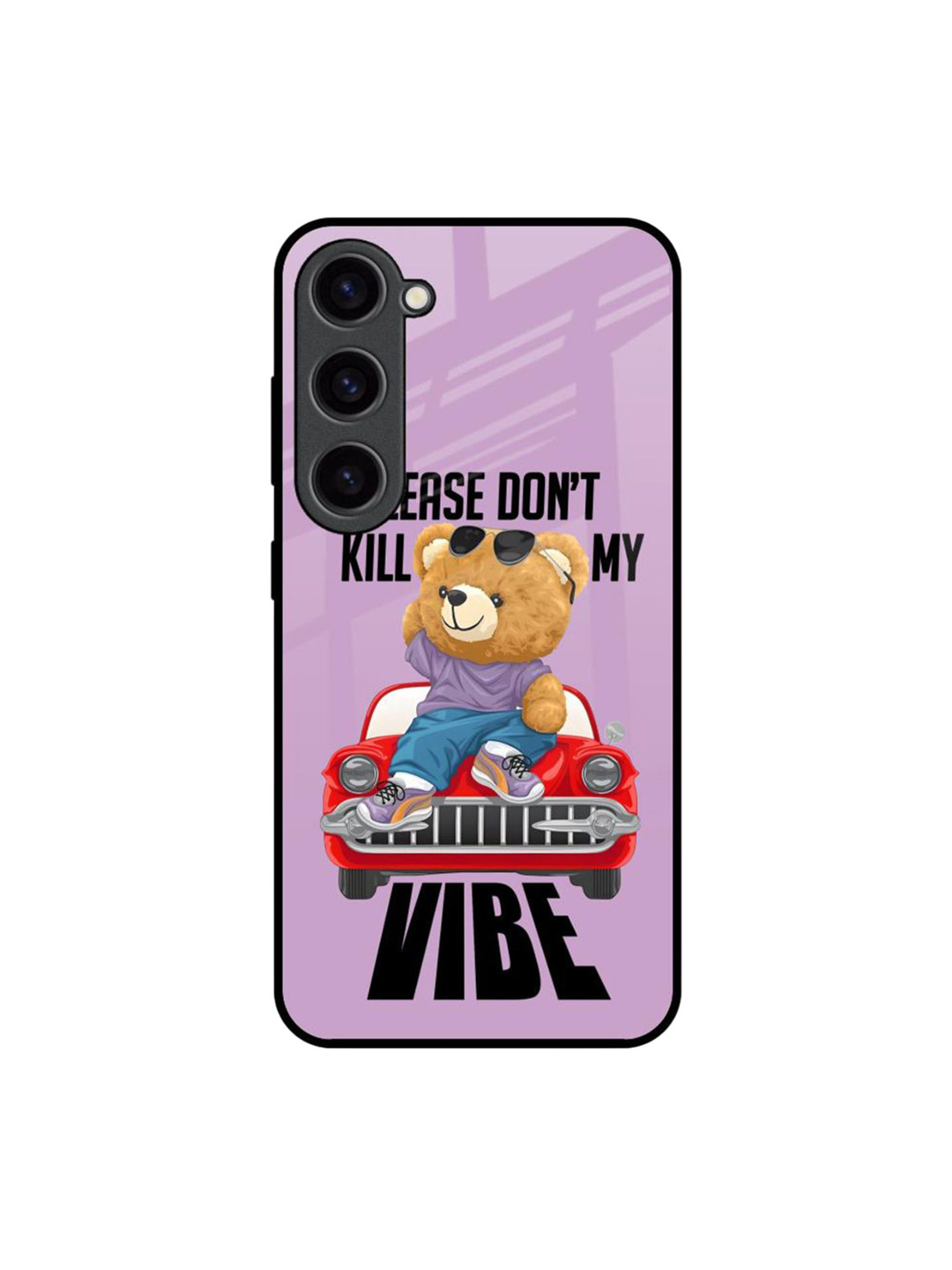 QRIOH Don't Kill My Vibe Printed Samsung Galaxy S23 Back Case