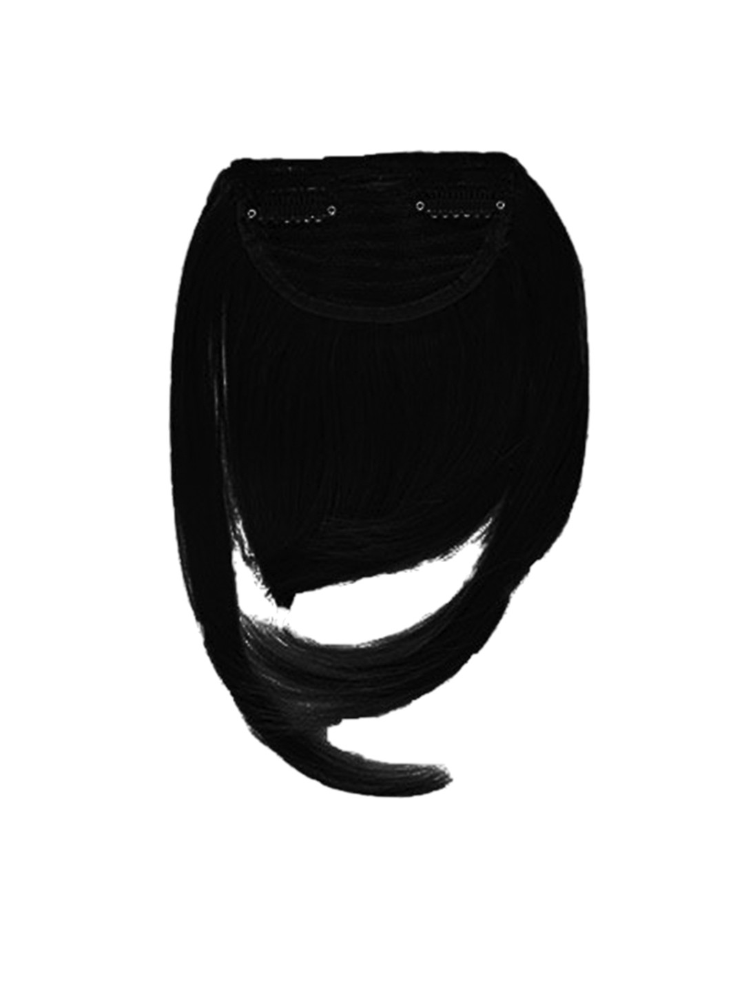 CRIBE Clip-In Straight Scalp Topper Hair Extension -Black - 20 Inch