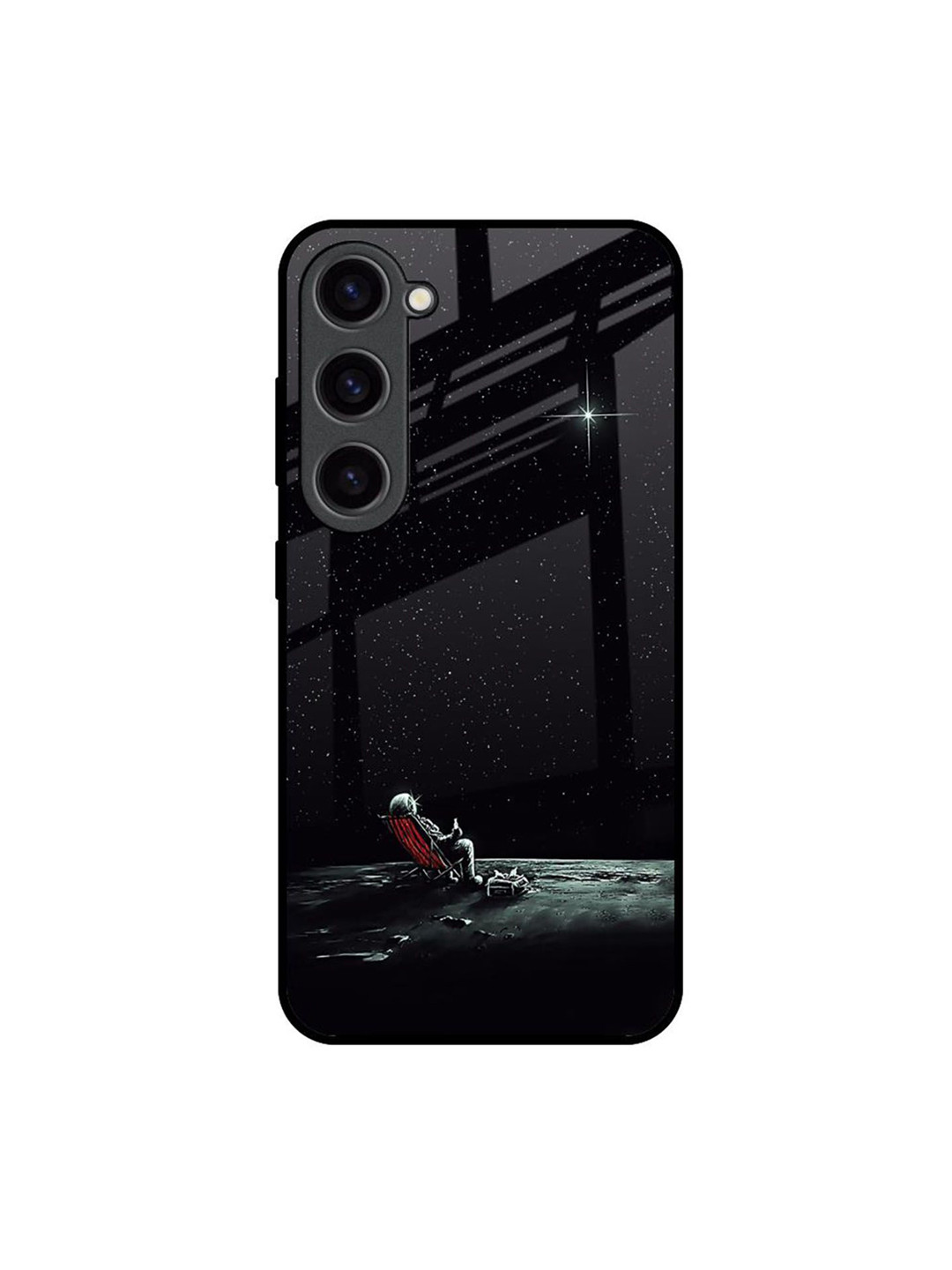 QRIOH Relaxation Mode On Printed Samsung Galaxy S23 Back Case