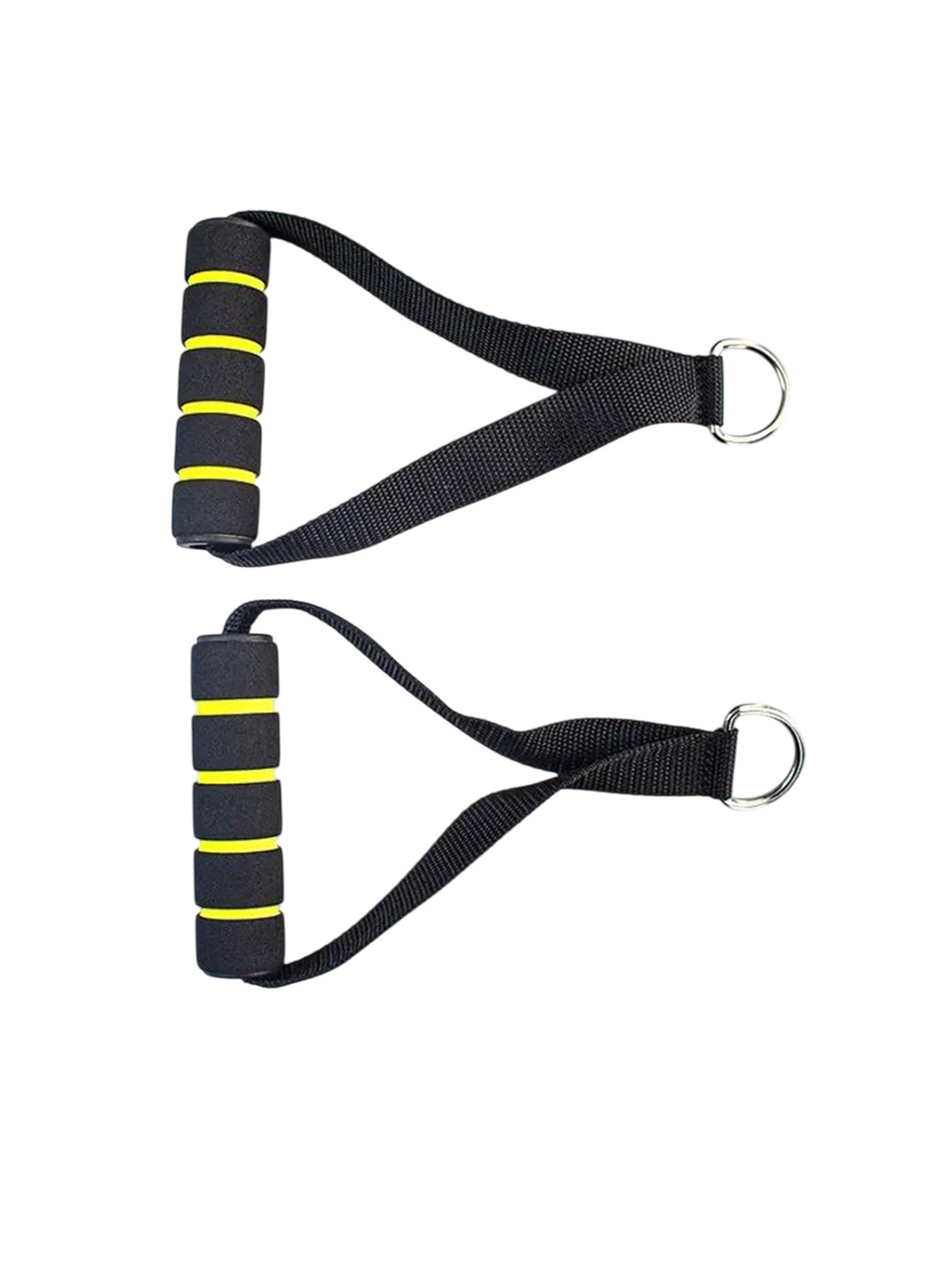 HackerX 2Pc Fitness Gym Equipment Pulldown Attachments Cable Machine Exercise Handles