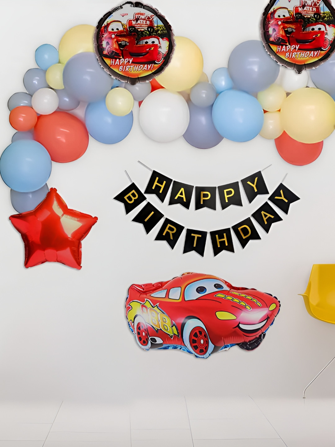 Special You 59 Pcs Red & Blue Balloons Festive Decor