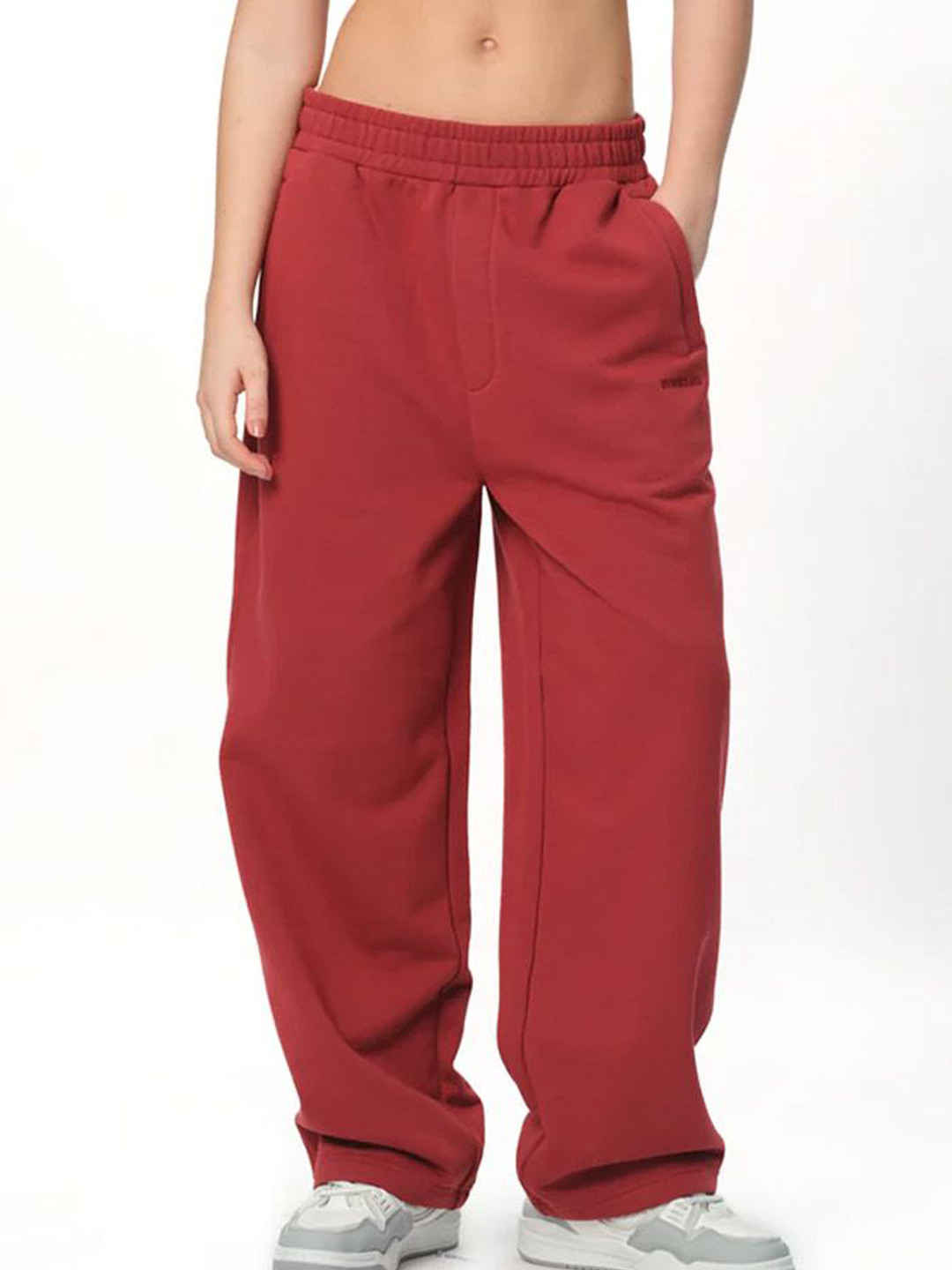 Bonkers Corner Women Maroon Relaxed Fit Joggers
