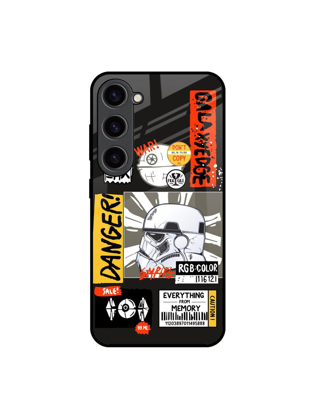 QRIOH Galaxy Edge Printed Samsung Galaxy S23 Back Case