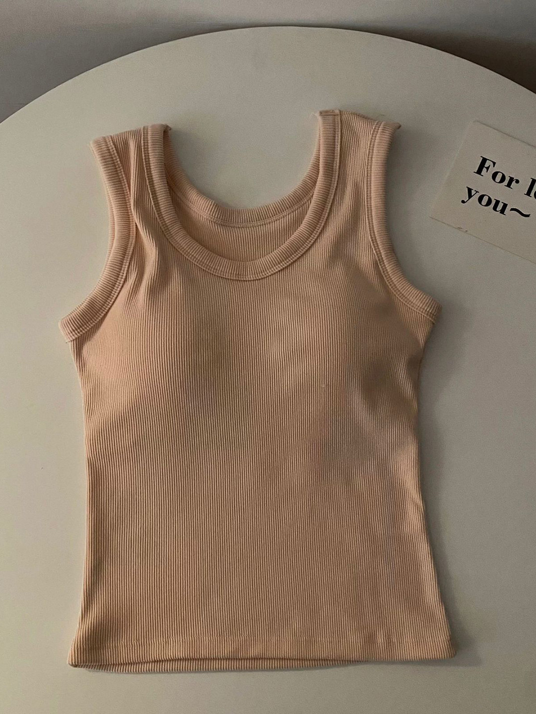 Miss Mosa By Akanksha  Women Brown Stormie Tank Tops With Inbuilt Bra