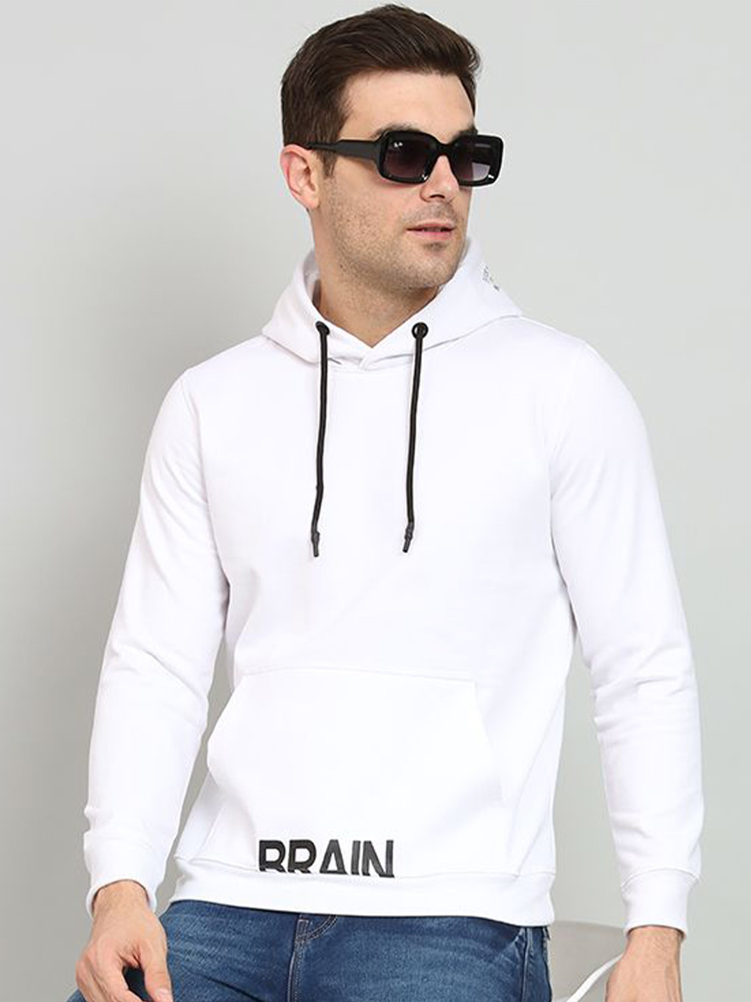OGEN Men  Solid Printed Sweatshirt