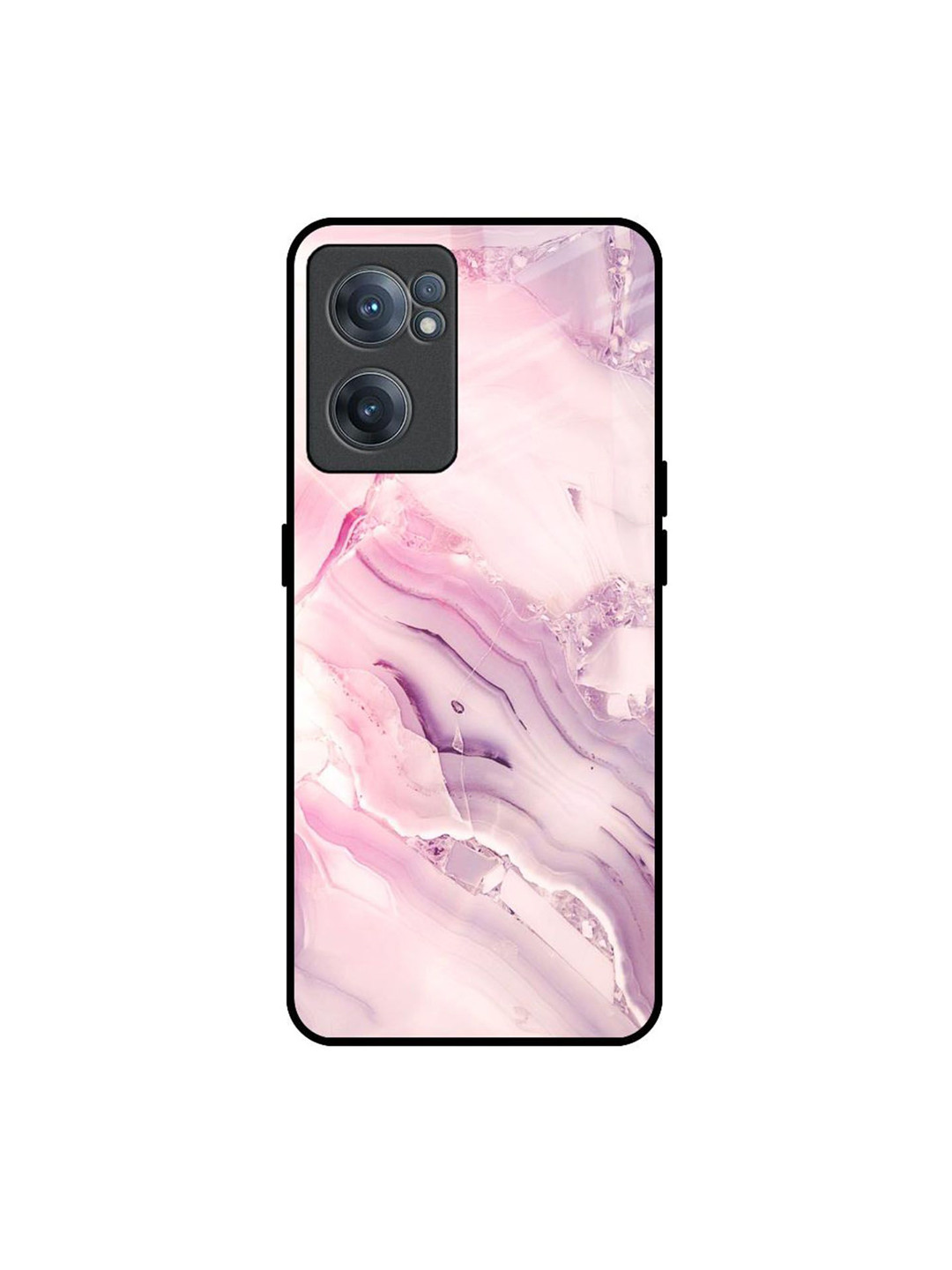 QRIOH Diamond Pink Gradient Printed OnePlus Nord CE 2 Back Case