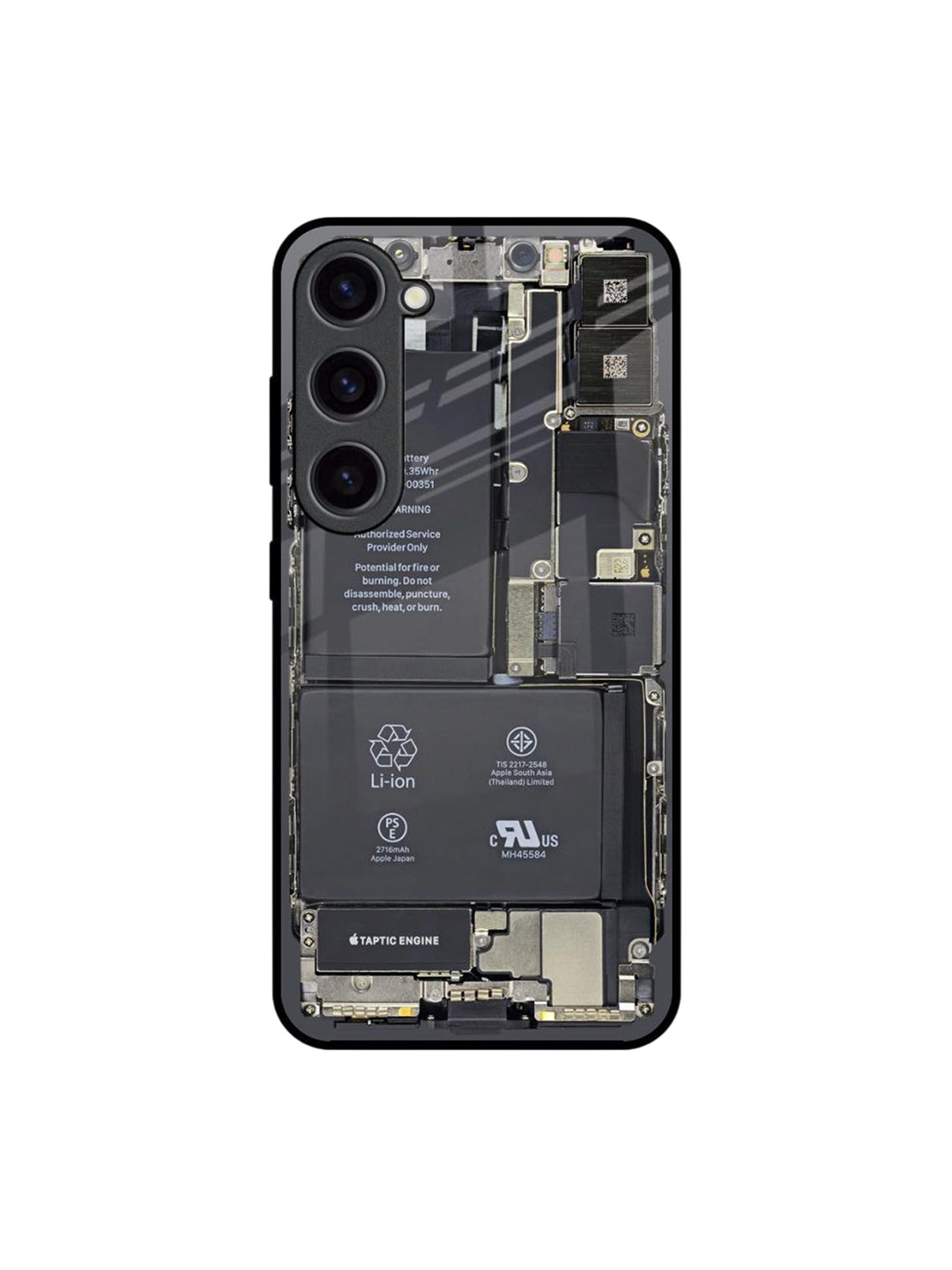 QRIOH Skeleton Inside Printed Samsung Galaxy S23 Back Case