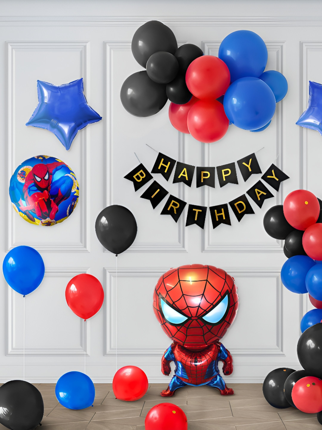 Special You 53Pcs Blue & Red Birthday Decor