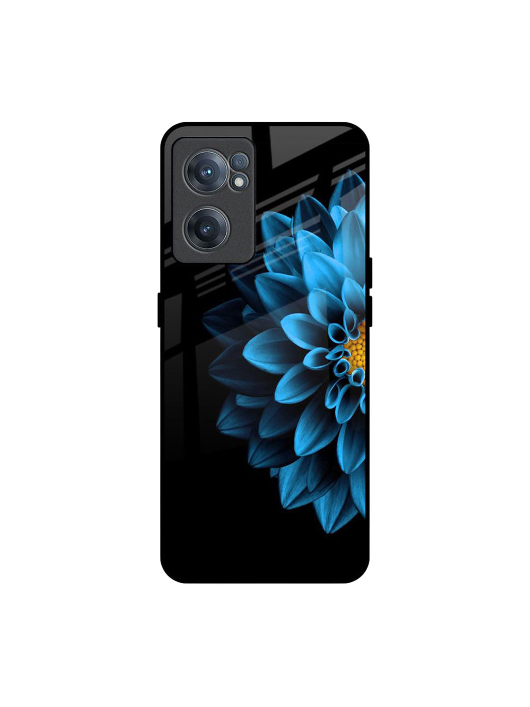 QRIOH Half Blue Flower Real Printed OnePlus Nord CE 2 Back Case