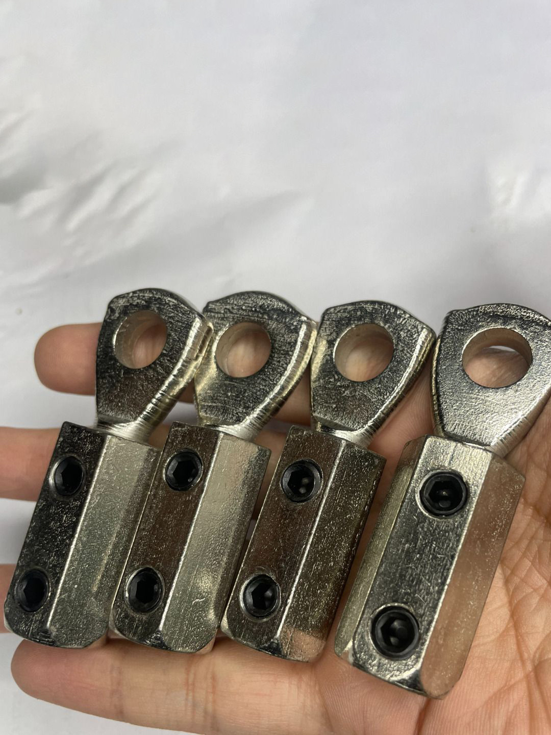 HackerX Set Of 4 Stainless Steel Workout Accessories