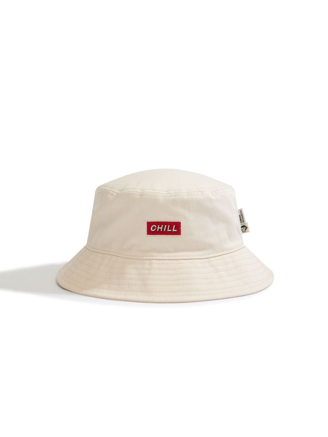 Urban Monkey Unisex Off White Chill Bucket Hat Bucket Hat Chill XS/S
