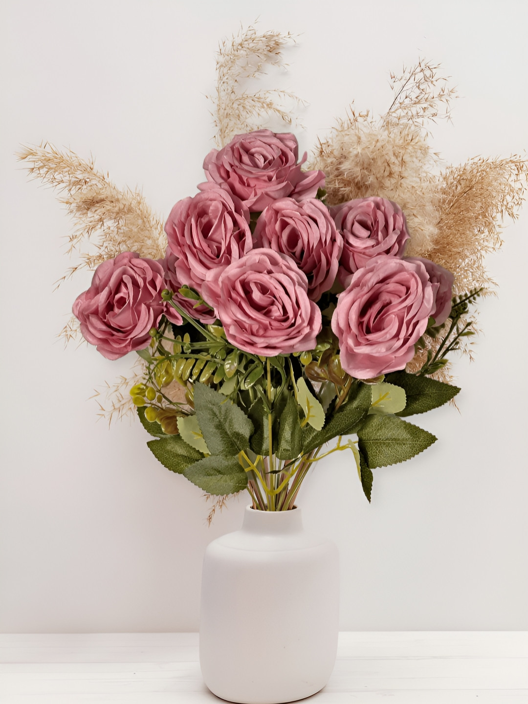 ARTSY Purple Rose Artificial Flower