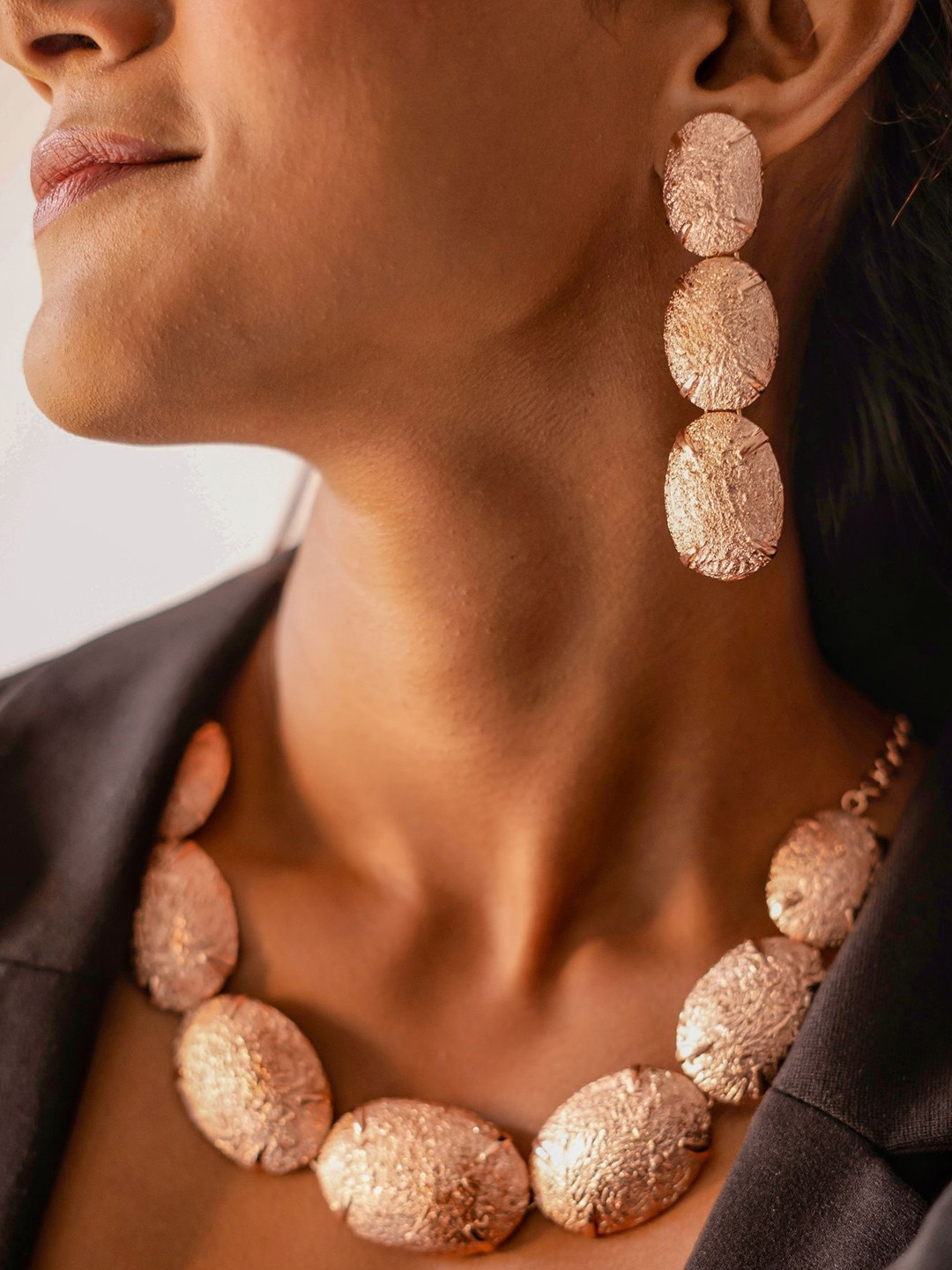 House of Pehr Rose Gold Plated Elegant Zara Necklace