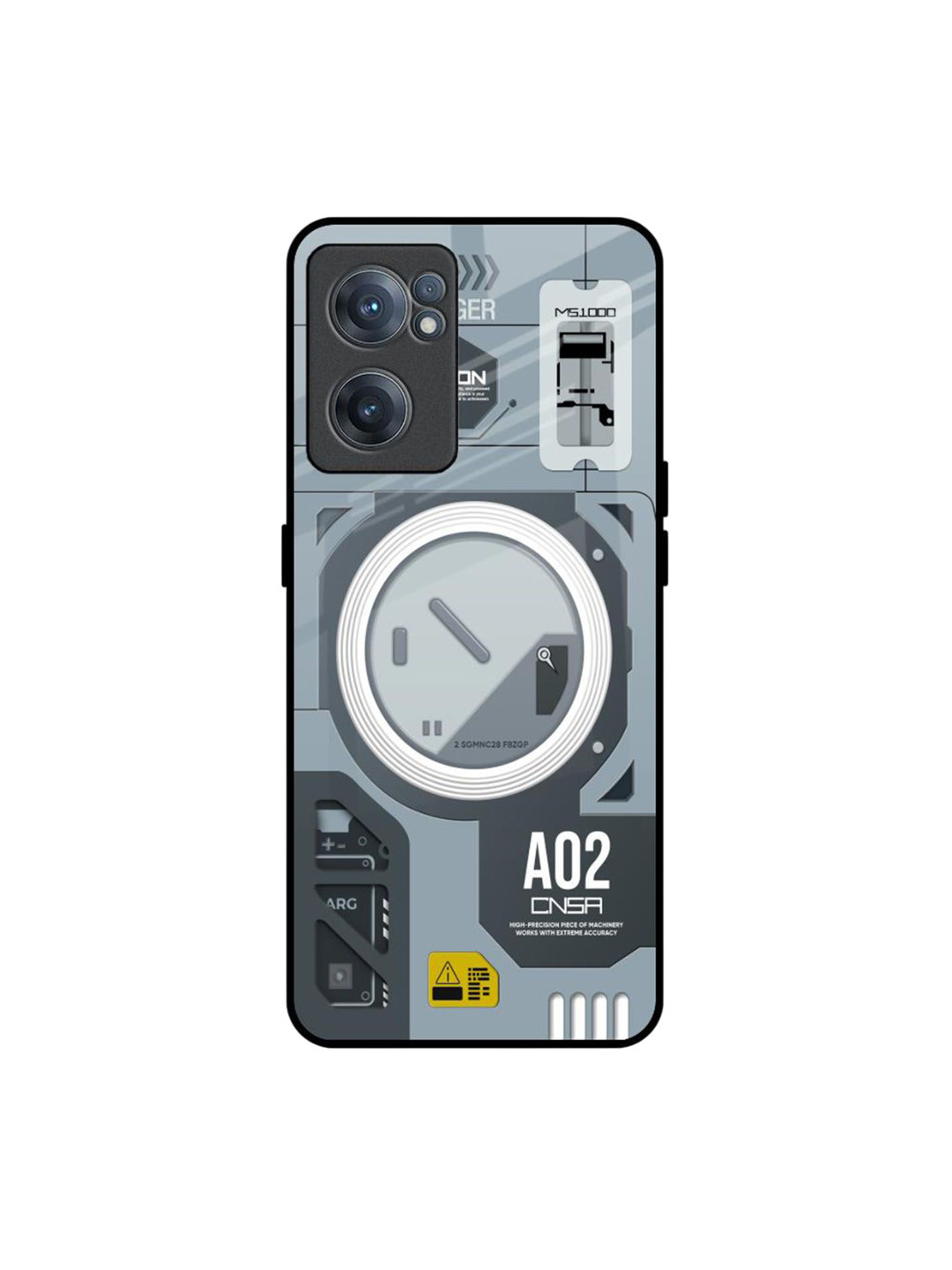 QRIOH Modern Technology Printed OnePlus Nord CE 2 Back Case