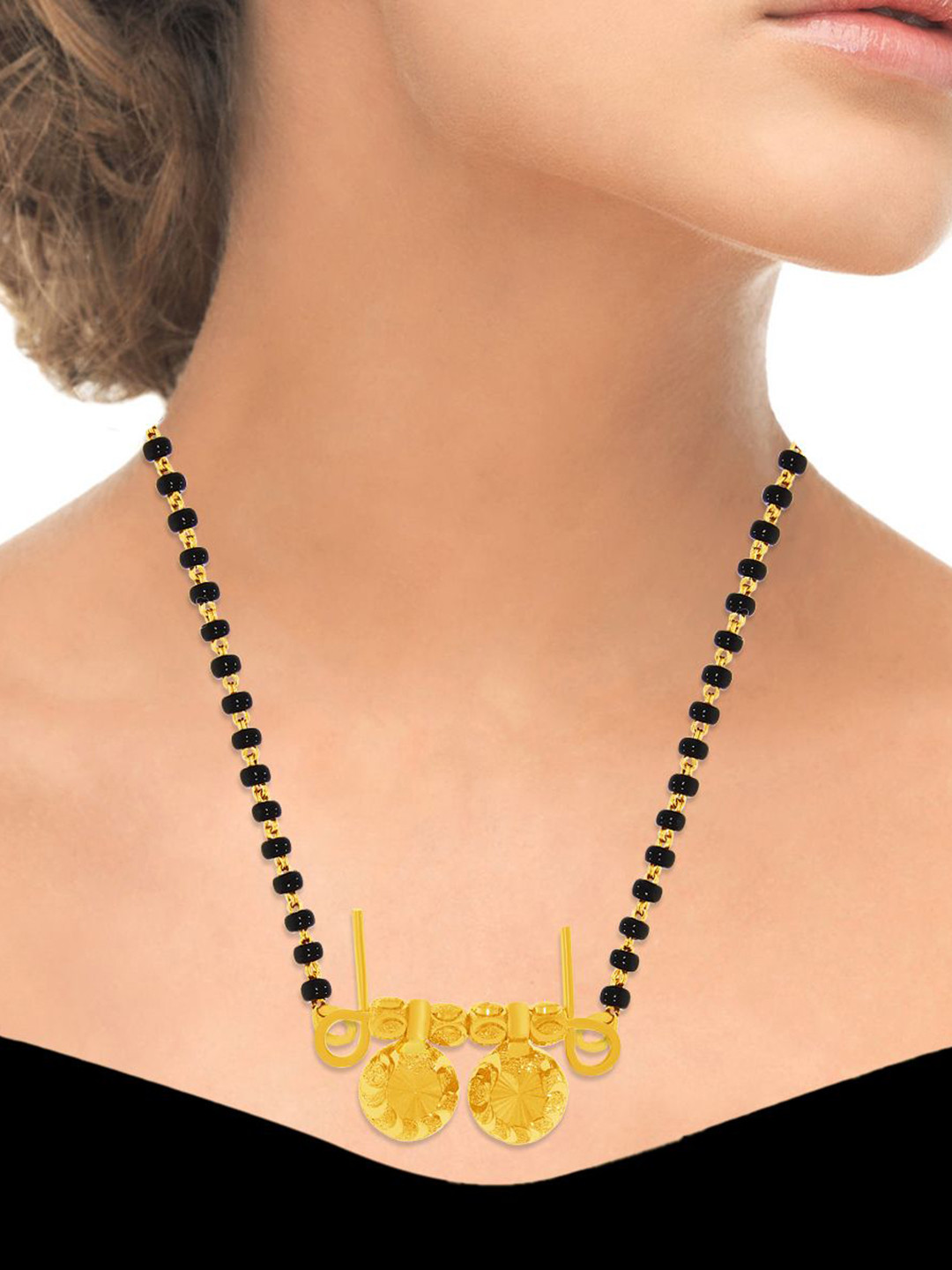 WHP JEWELLERS Women 22 Kt Yellow Gold Maniwati Pendant