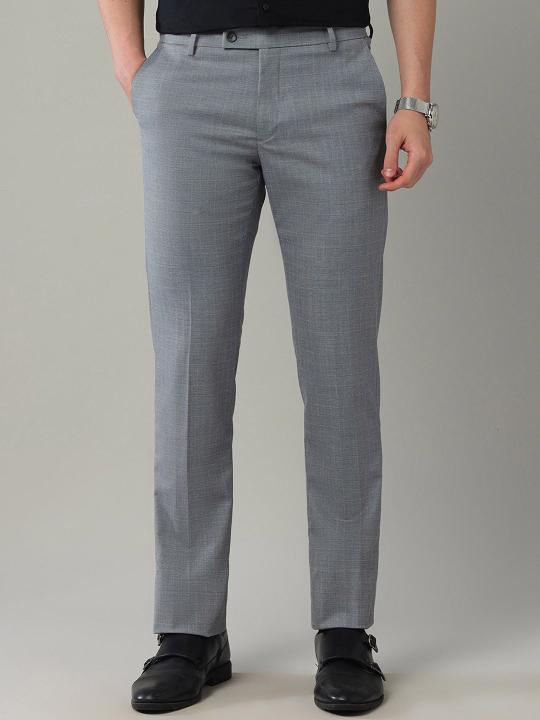 Arrow Men Classic Regular Fit Formal Trouser