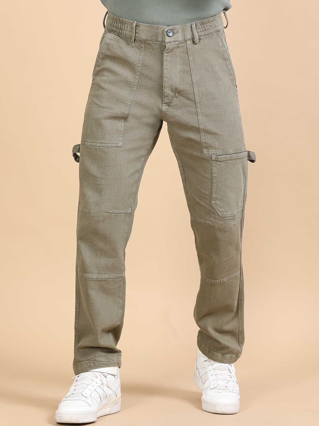 Italian Colony Men Straight Fit Cotton Craftline Carpenter Denim