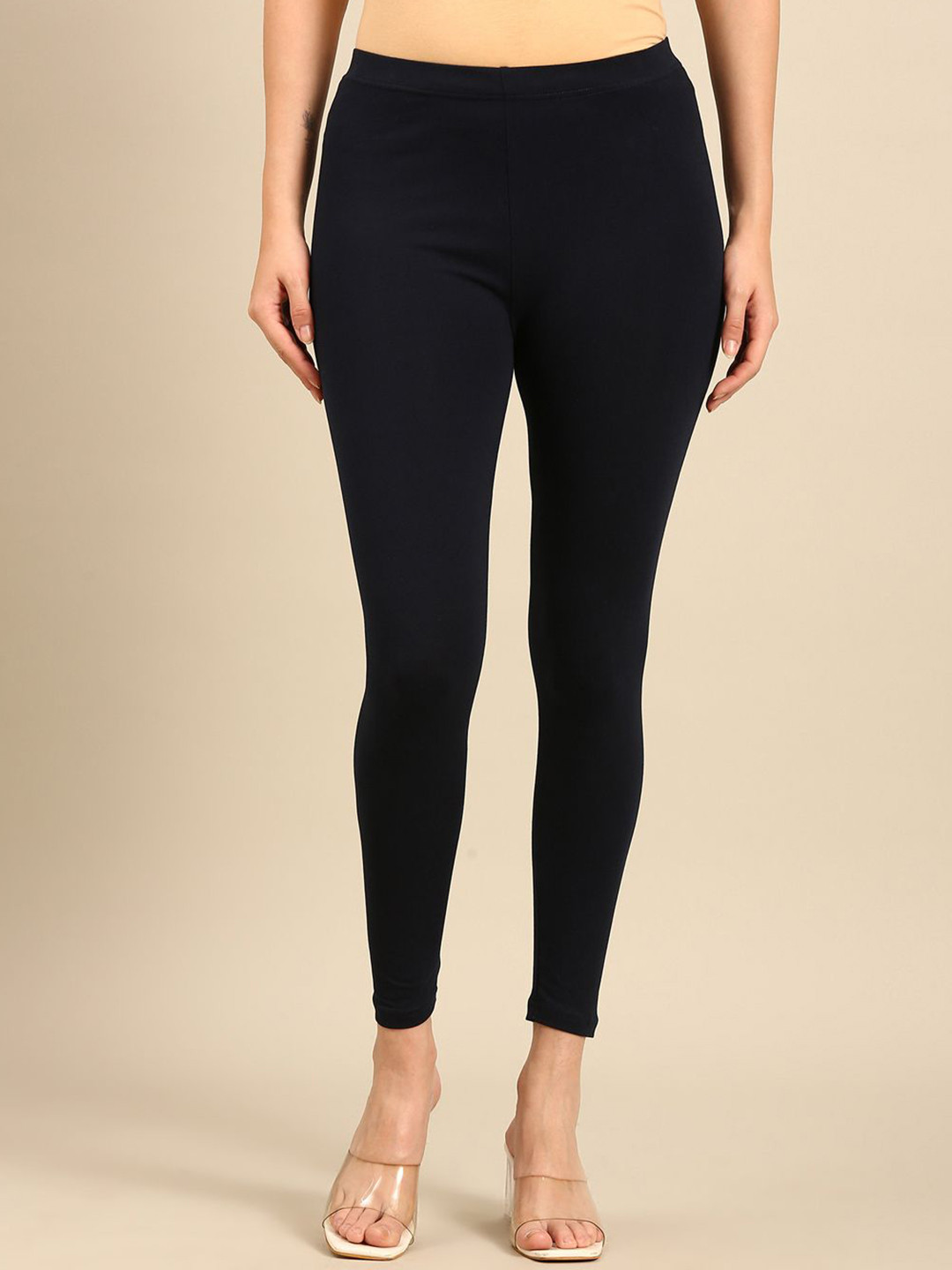 De Moza Slim Fit Stretch Ankle Length Leggings