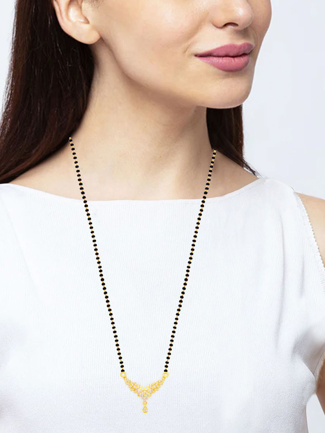 WHP JEWELLERS 22 KT Gold Maniwati Pendant Gold-2.11gm