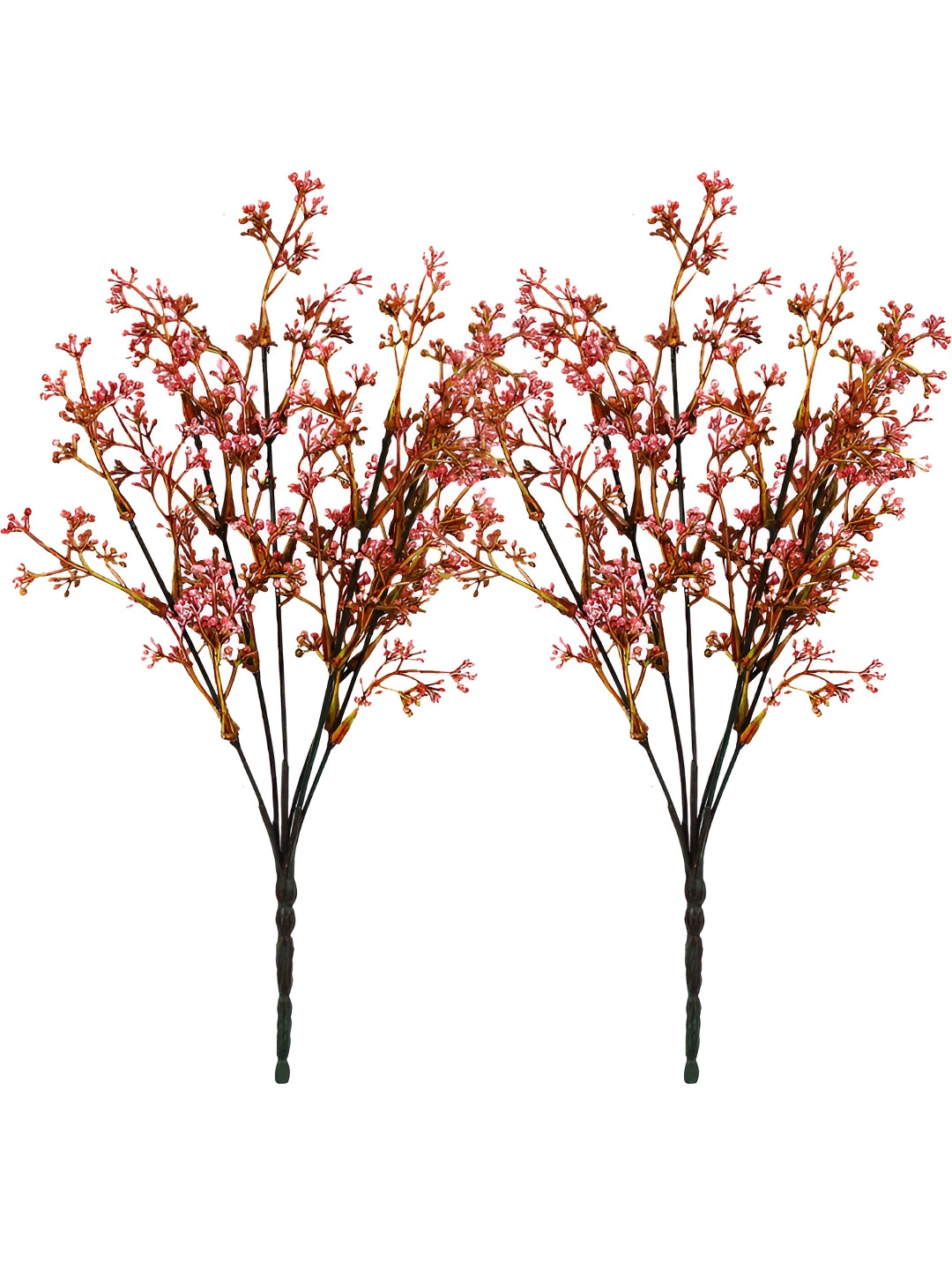 Myntra Elegant Homes Pink & Gold-Toned 2 Pieces Berry Artificial Flower