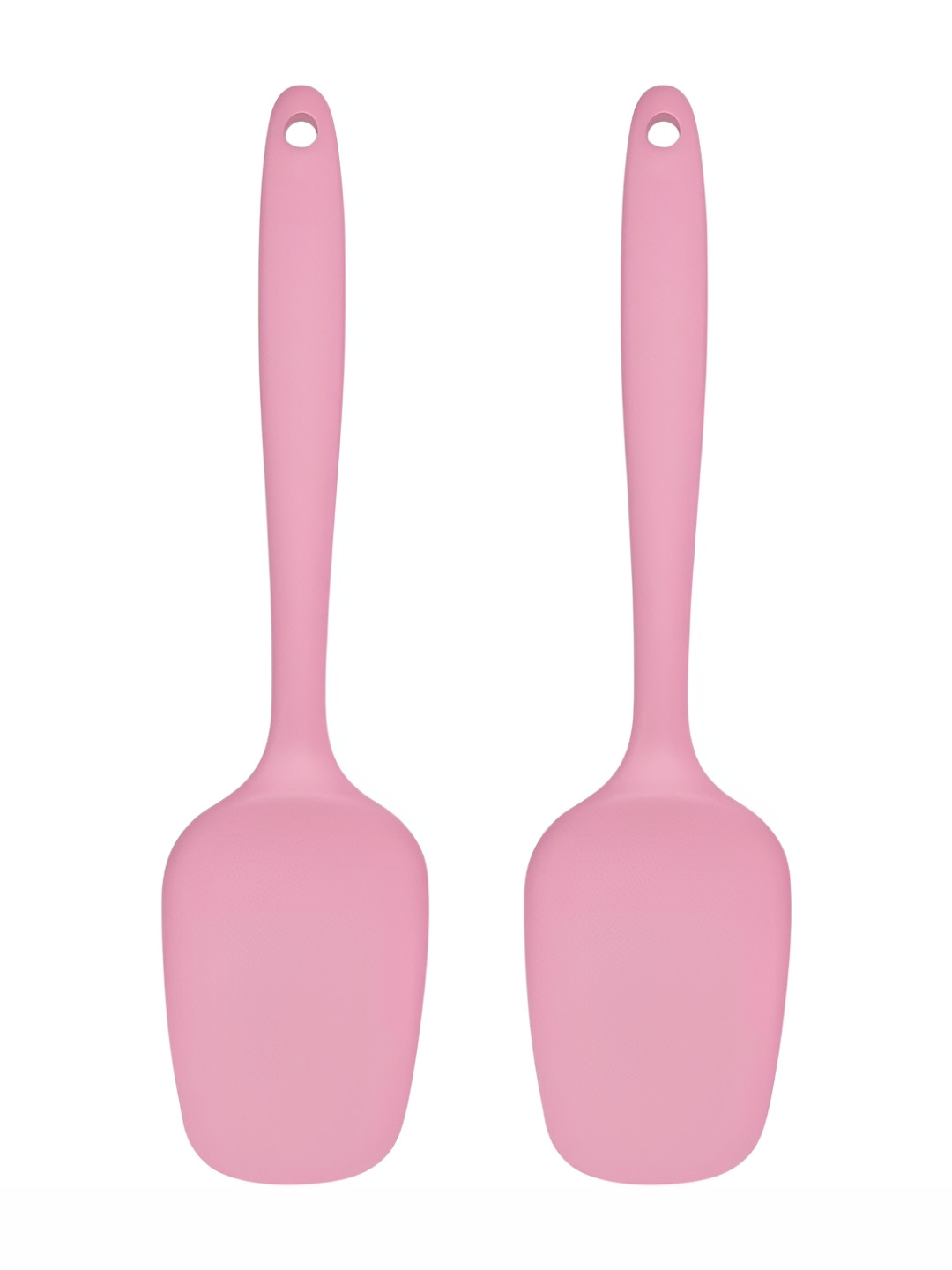 Baskety Pink 2 Pieces Spoon For Baking Serving Spatula