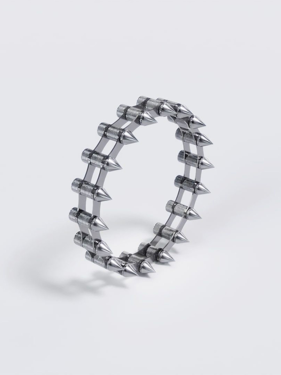 SAM & MARSHALL Stainless Steel The Regal Bangle-Style Bracelet