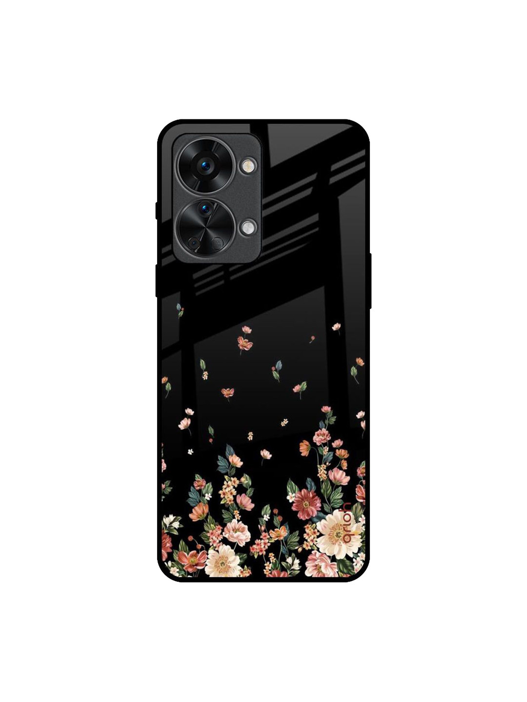 QRIOH Floating Floral Print Printed Oneplus Nord 2T Back Case