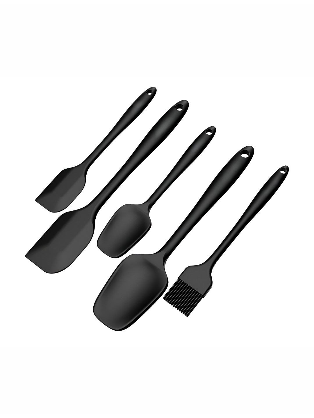 Baskety Black 5 Pieces Spatula