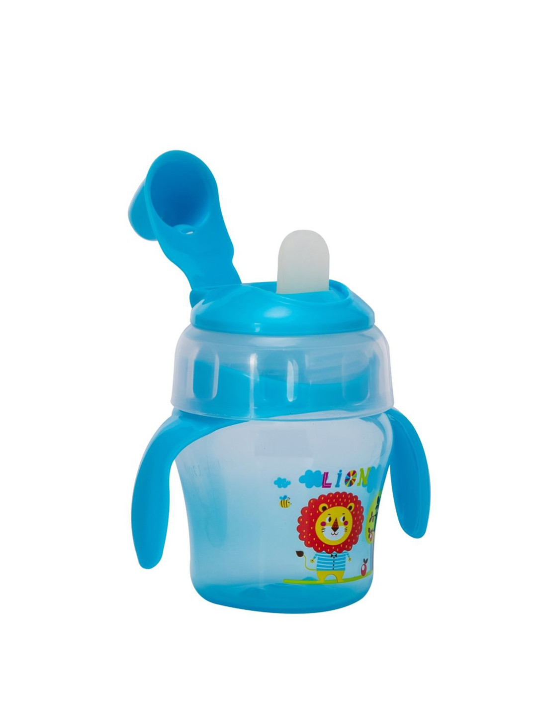 Adore Kids Blue Printed Silicon Spout Sipper - 120ml