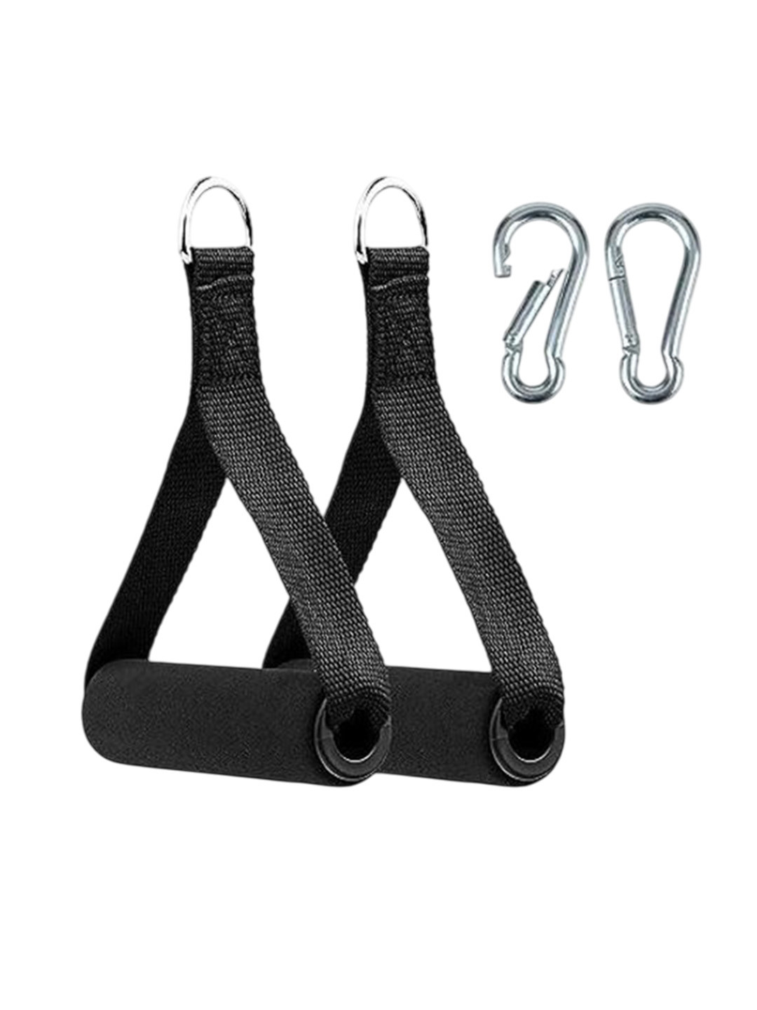 HackerX 2Pcs Resistance Band Handle With S Lock