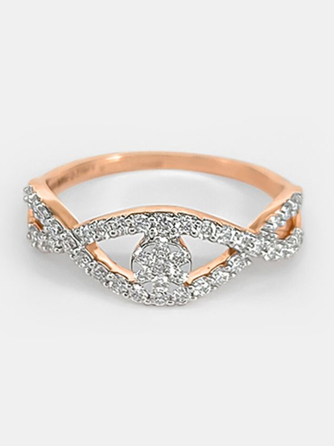 MAIORA Women Orchid Oasis 0.41 Diamond Ring 14K Rose Gold